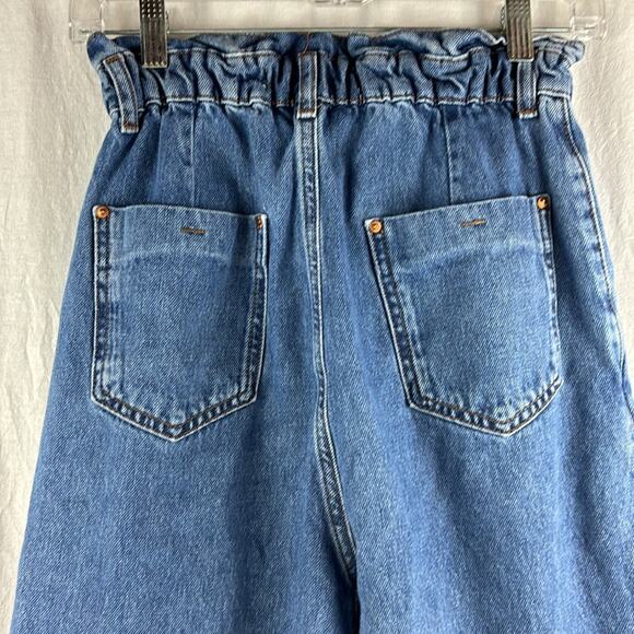 Zara Paperbag High Waisted Jeans - Picture 6 of 7